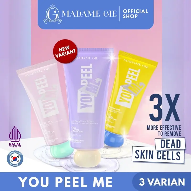 【BUNDLE 3 PCS】Madame Gie Madame You Peel Me - Peeling Gel Extract Lemon Mencerahkan 0