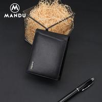 Gambar Dompet Pendek Pria Kulit Sapi RFID Protect Genuine Leather 5312-2 - Black + BOX dari Baellerry ID Kota Administrasi Jakarta Barat 2 Tokopedia