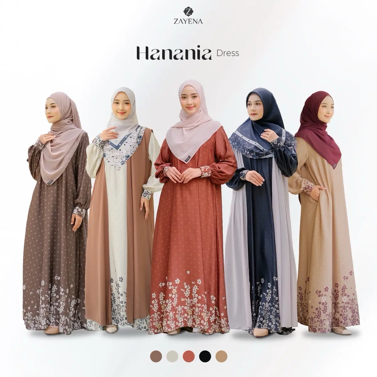 Dress Mom Hanania Raya Series - Sarimbit Lebaran 2025