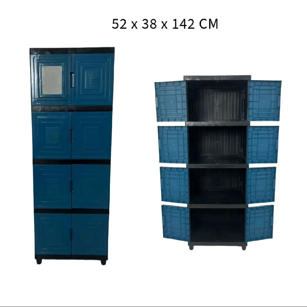 Lemari minimalis kaca 4 susun