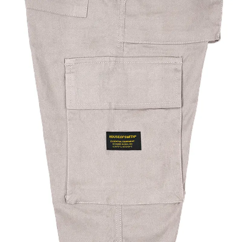 House of Smith Cargo Long Pants New Carmith Cream - Celana Cargo Panjang Pria 6