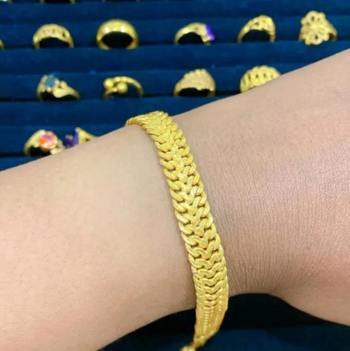 Gelang Rajut 1cm Lapis Kristal - Model Terbaru 1