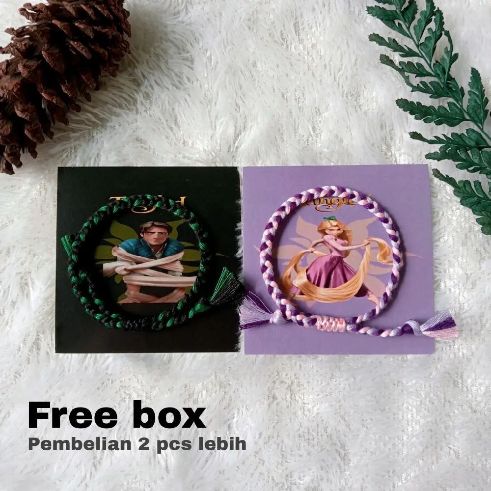 Gelang rapunzel/ Gelang couple rapunzel/ Gelang couple/ Gelang tali/ Gelang murah
