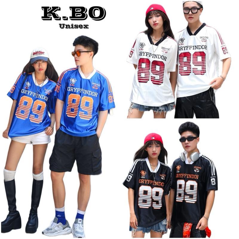Áo Thun Nam Nữ “ VẢI BÓNG CHIẾU SỐ 89” x K.BO Unisex From Rộng Top Menswear Cổ V