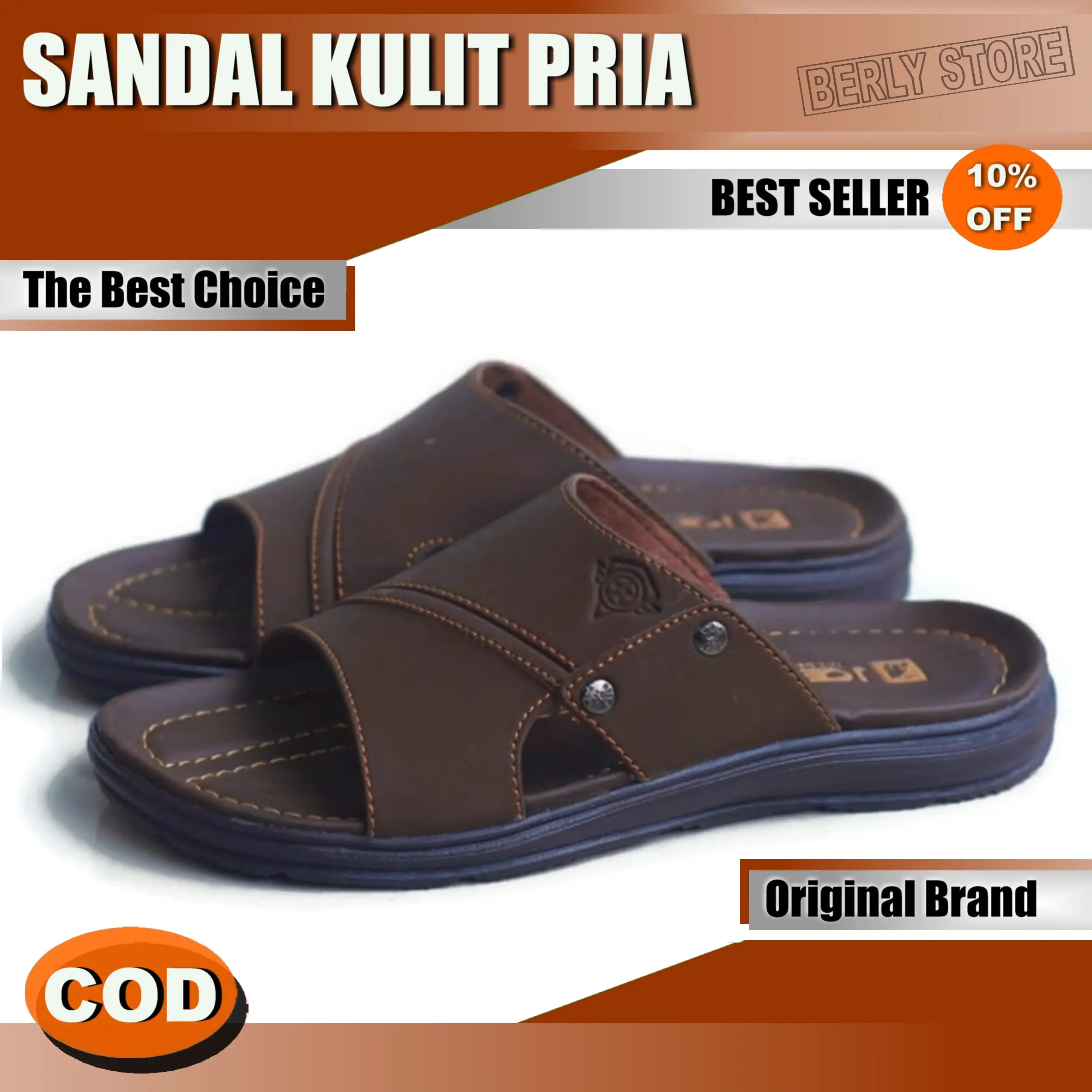 SANDAL PRIA KULIT S 19 ORIGINAL SANDAL JEPIT IMPORT
