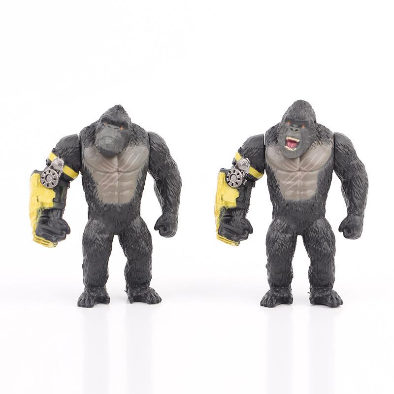 Shimo Godzilla Wars King Kong 2 Bộ Sưu Tập Đồ Chơi Khỉ Đá, Mô Hình Sưu Tập Quà Tặng, 6 Cái / bộ, Năm Phát Hành 2024 1