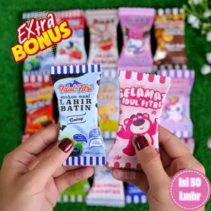 Best Seller 50 PCS MIX 5  MOTIF AMPLOP PERMEN | AP 150 GSM Amplop Lebaran Permen Viral - Amplop THR Unik Tebal & Glossy