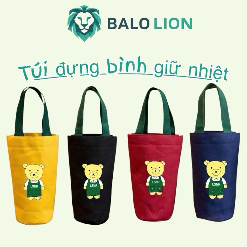 Túi đựng bình nước vải bố chống nước đơn giản cỡ lớn