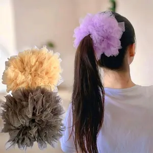 TILE JUMBO CEPOL ANTI PUSING IKAT RAMBUT JUMBO DIAMETER BESAR SCRUNCI TILE Scrunchie