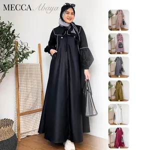 MECCA Abaya Melisa Terbaru Gamis Mewah GAMIS VIRAL Desain Elegan Bahan Nyaman Warna Serbaguna Ukuran Pas Tampilan Mewah dan Trendi