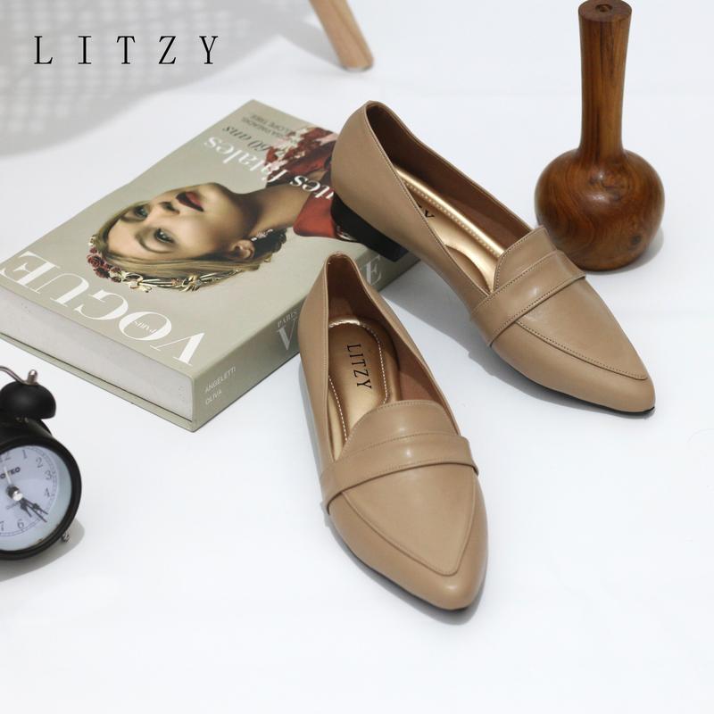 Product Introduction of Sepatu Kerja Wanita Casual Loafer LITZY Sisilia - Sol Non Slip dan Kulit Sintetis Premium - Sneakers, Shoes 30