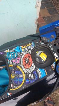 Product Review of Stiker Tangki Bensin Beat Fi New 2016 2017 2018 2019 Sticker Tengki Motor Beat Anti Luntur JPS from N**g 0