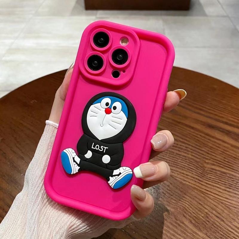 Product Introduction of Cartoon Doraemen  Phone Case for IPhone 11 15 14 13 12 Pro Max 6 6S 7 8 Plus XR XS MAX X Se2020 Case Soft Liquid Silicone Shockproof Protector Cute 3D Cover 21