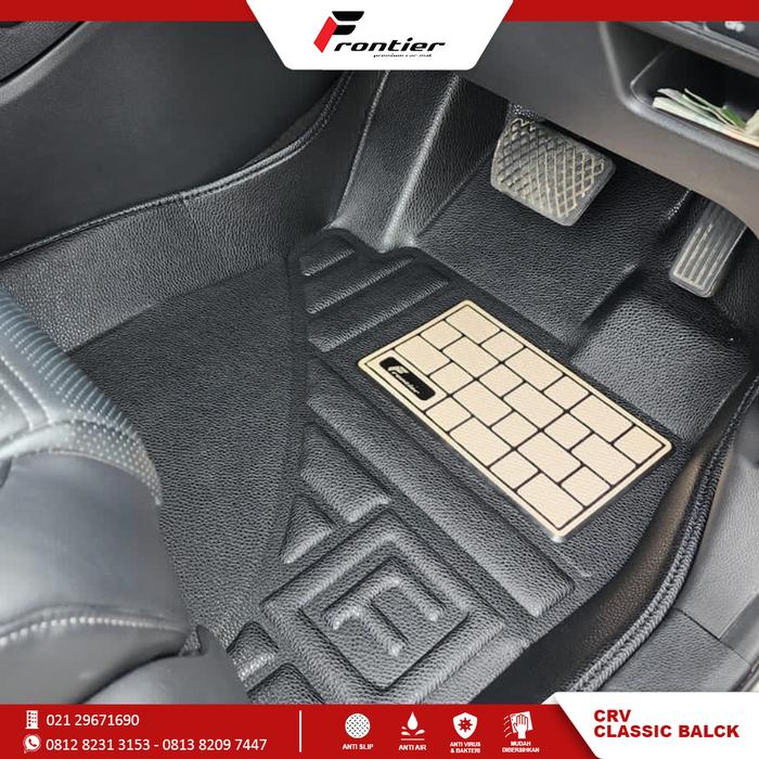Gambar Karpet Mobil Frontier Untuk Honda CRV Turbo Type Classic Black Car dari Frontier Premium Car Mat Kota Tangerang Tokopedia