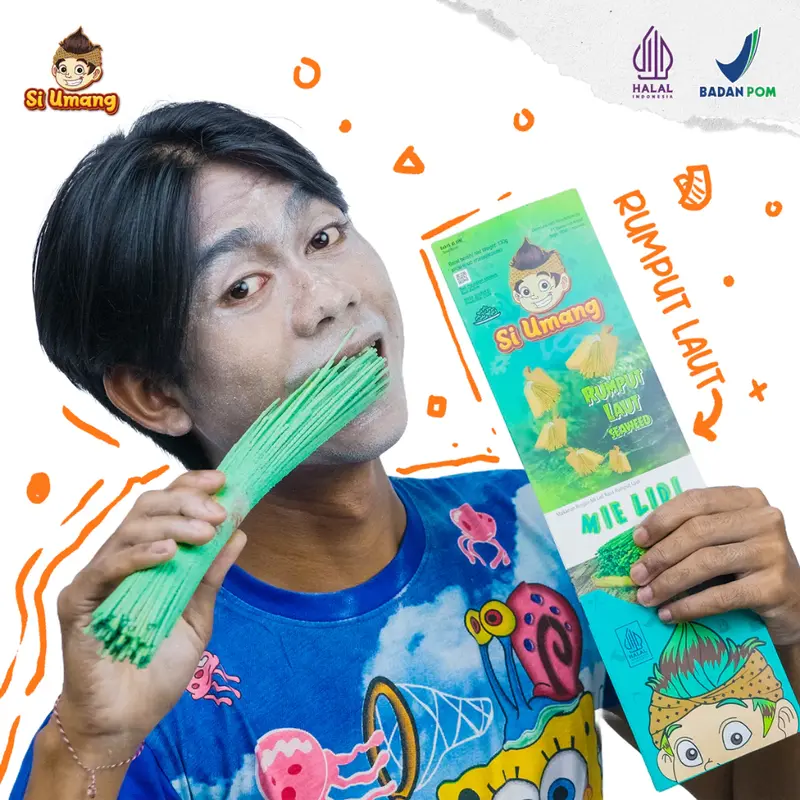 Si Umang Cemilan Sapu Lidi 130G Paket Bundling Hemat 10 Pcs (TIDAK BISA REQUEST RASA) Food Jajanan Snack Keripik Asin Manis Pedas Gratis Ongkir Rp0 7