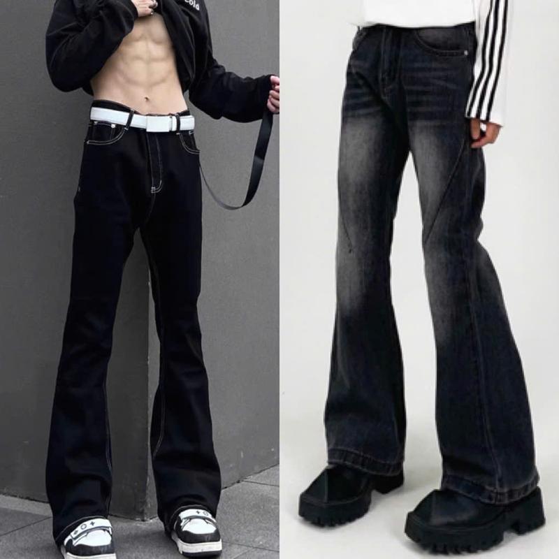   Deal Mở Bán  Quần Jean Ống Loe Thời Trang Hot Tren Chất Dày Dặn Lên Form Tôn Dáng Mr Smile 99 QJ049 