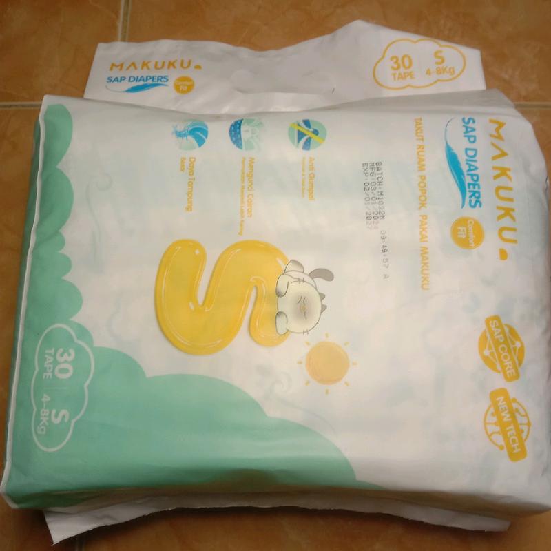 Promo Murah Pempers Pekanbaru Riau Makuku Comfort fit 1 Ball Popok Bayi 2