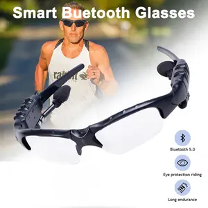 Smart Bluetooth Glasses Versi Terbaru wireless Glasses MP3 support call listen to music