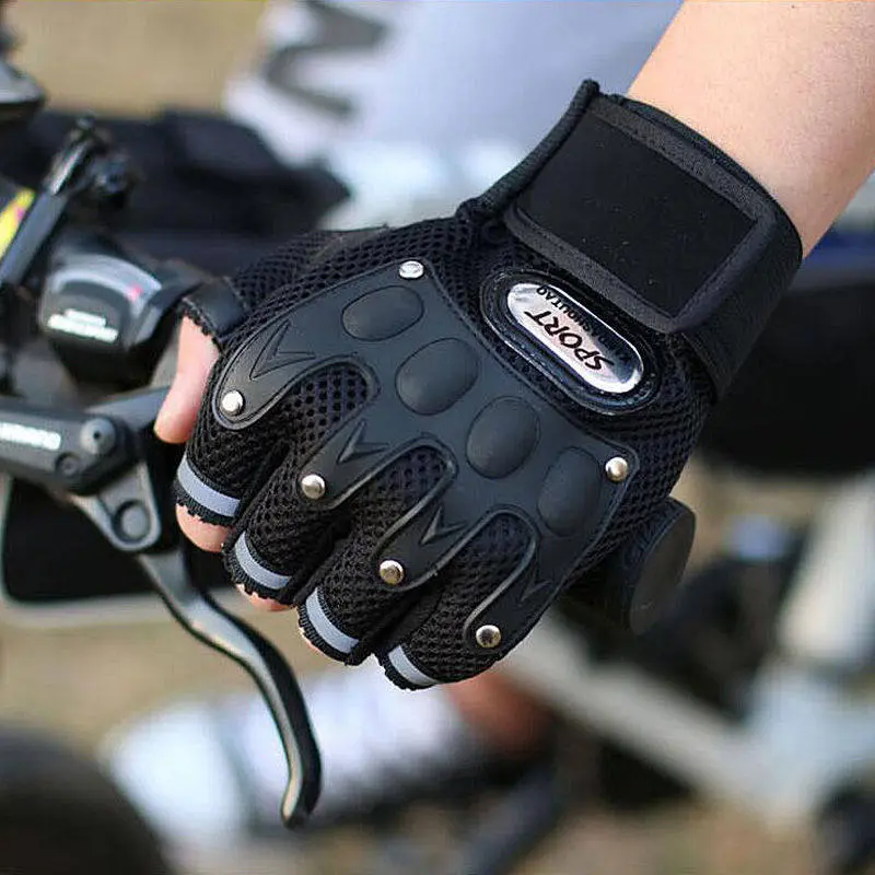 Daily Hub | [COD] Sarung Tangan Motor Pria Premium, Buckle Riding Gloves, Anti Slip, Cocok untuk Harian & Touring