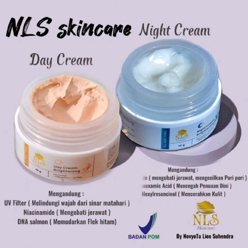 Paket Glowing NLS Skincare BPOM Original NLS Glow Mencerahkan Wajah Kusam Berminyak Flek Hitam Jerawat Penuaan Dini 2