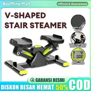 BooMing Mall V-Shaped Stair Steamer Anti-Slip Design High-Strength Load-Bearing Garansi Resmi Diskon Besar Hemat 50% COD