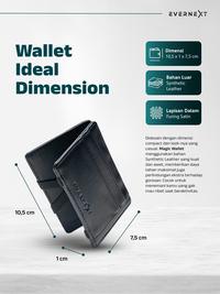 Gambar EVERNEXT APPAREL Dompet Kulit Magic Wallet Dompet Pendek Lipat Dompet Kartu Pria - MAGIC WALLET - BLACK dari EVERNEXT APPAREL_NEW Kota Tangerang 3 Tokopedia