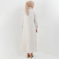 Gambar MFMW Waheeda Dress Gamis Cream - L dari MFMW Shop Kota Bandung 3 Tokopedia