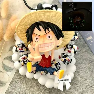 [Aseela] Bagcharm Beli 2 Free 1 Luxury Painting Gid Free Mika Handphone Lanyard