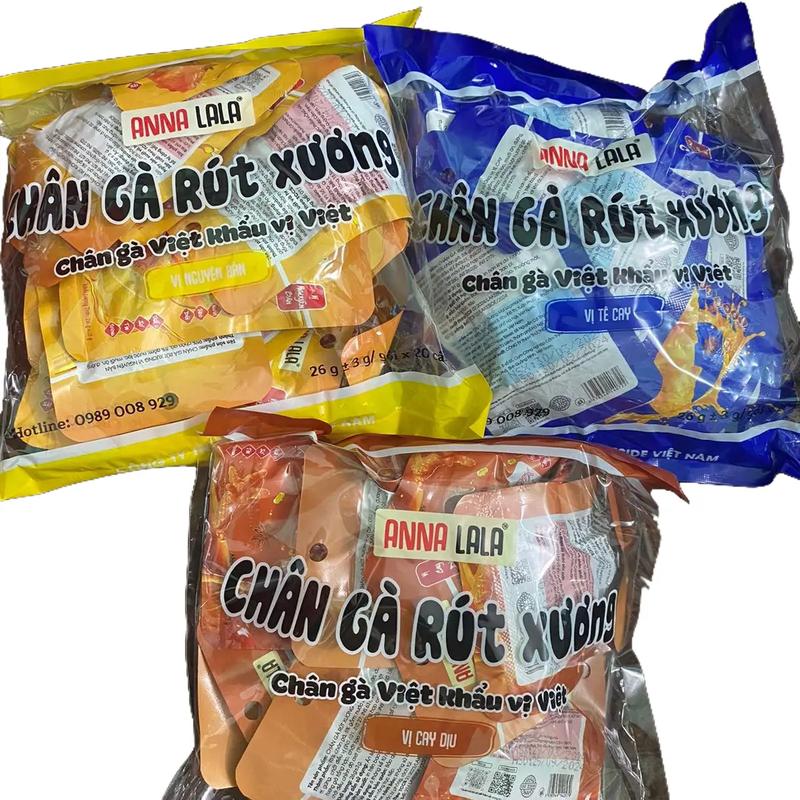 Combo 10 chân gà rút xương annalala đậm vị 29g(cay và không cay và cay dịu)