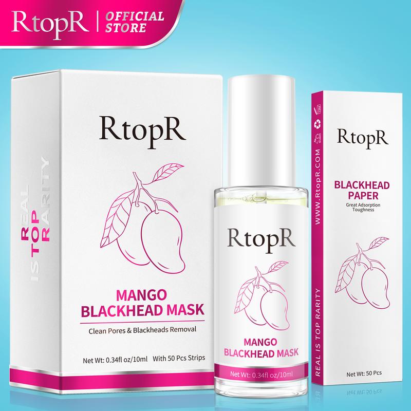 【RtopR】 MANGO MẶT NẠ ĐẦU ĐEN da sạch Loại bỏ mụn đầu đen và mụn trứng cá khỏi mũi và mặt, làm sạch dầu lỗ chân lông và bụi bẩn trên mặt, 10ml