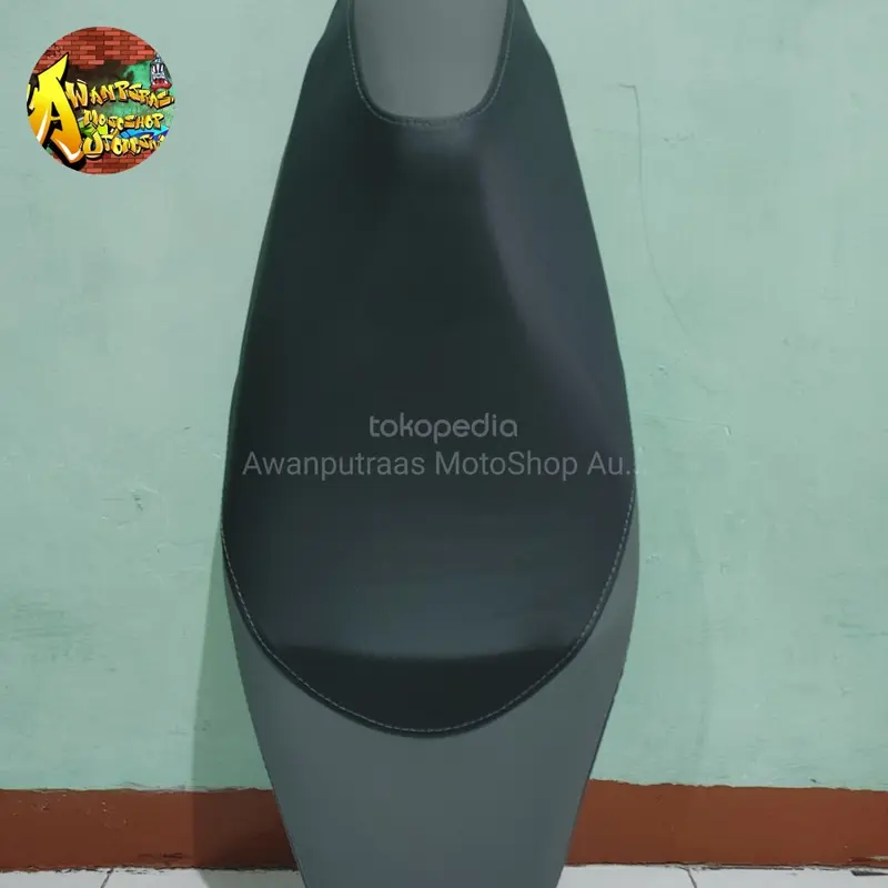 Sarung Kulit Jok Motor Honda pcx 150/160 versi abu abu hitam original A1 0