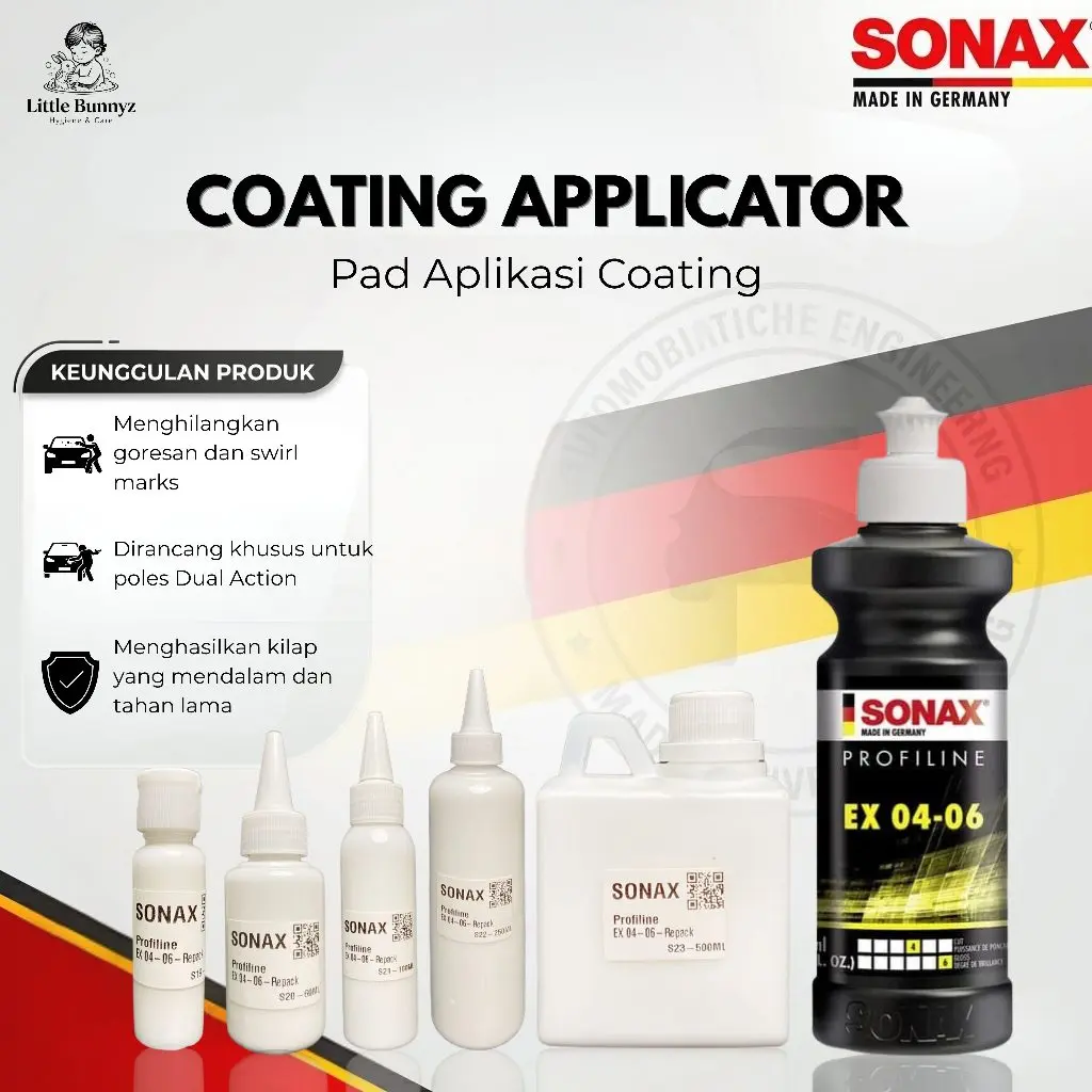Sonax Profiline EX 04-06 Repack Step 2 Finishing Dual Action - Poles Goresan Halus & Mengkilap