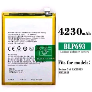 battery compatible FO R realme 3 rmx1820  BLP693 baterai batrai batre