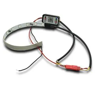 LAMPU LED ALIS DEMON EYE LAMPU DEVIL EYE RGB CONTROLLER KONEKSI BLUETOOTH 12 LED 12/24V 23CM 6