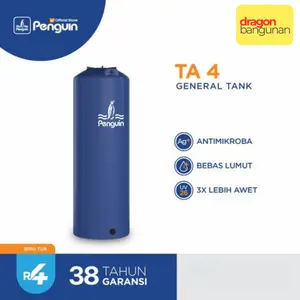 Tangki Air Penguin TA 4 400 Liter - Toren Tandon Penguin Slim Tall Garansi 38 Tahun