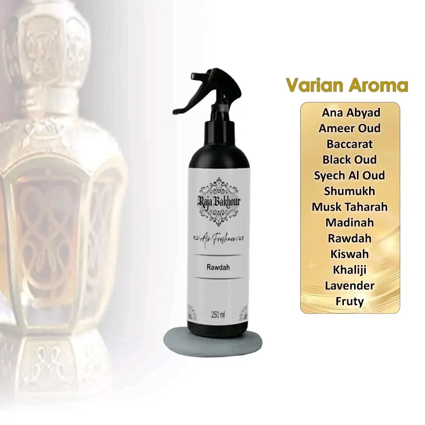 parfum arabian / linen spray / parfum sajadah / parfum serbaguna / parfum ruangan dan mobil dll
