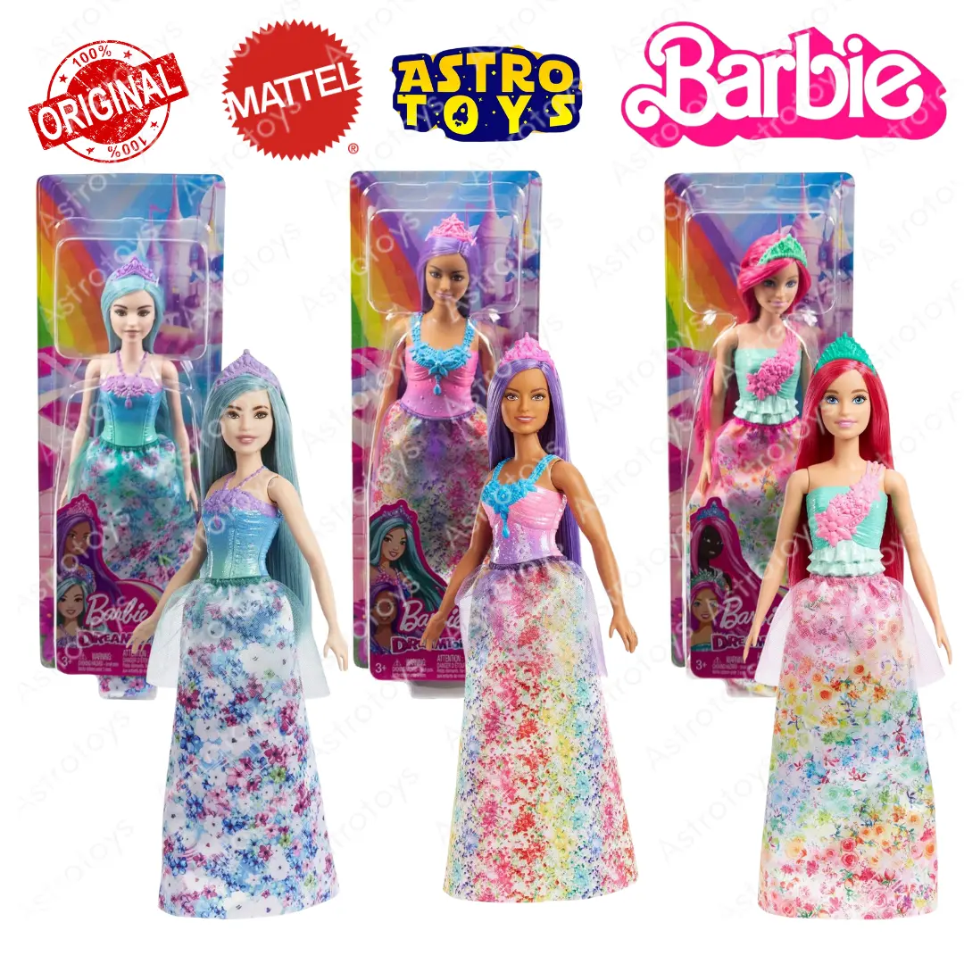 Barbie Dreamtopia Mattel Fairytale Princess Royal Doll - Mainan Anak Perempuan Boneka Berbie HGR13
