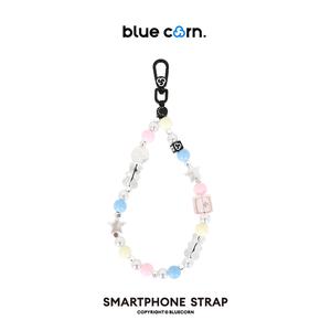 Bluecorn Original Starry Night Teddy Bear Beaded Phone Strap - Versatile Shoulder & Wrist Chain Lanyard