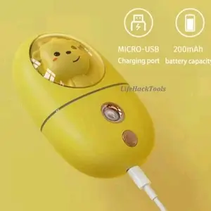 [ORIGINAL/OEM] [ON SALE] Cute Mini Nano Face Steamer 2021 35ML Spray Mist Sprayer MDL-Q801