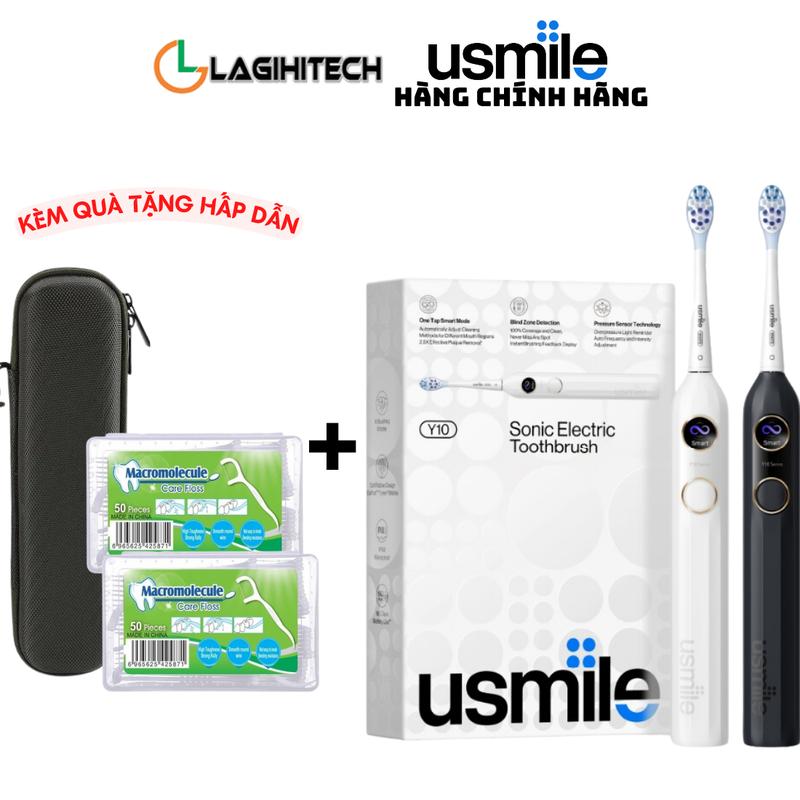 Bàn Chải Điện Sóng Âm Thông Minh Usmile Y10 (Bản Quốc Tế – Hàng Chính Hãng – Bảo Hành 12 Tháng)