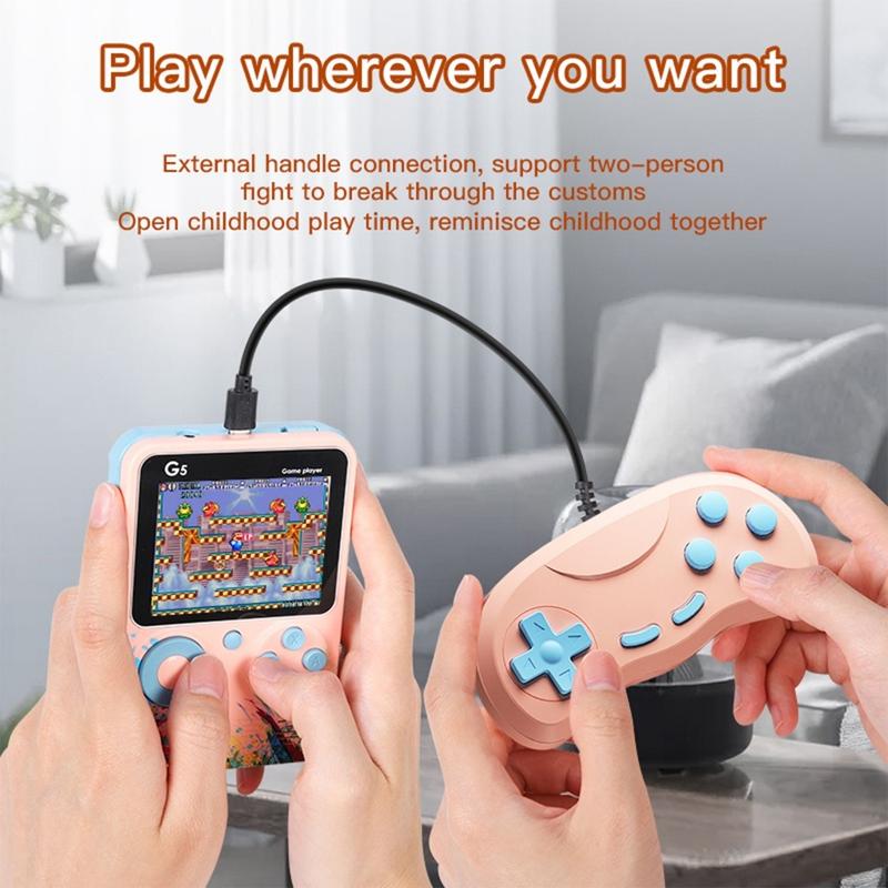 Portable Game Player Built-in Classic 500 Games Connect to TV or Gamepad G5 2 Player Game Boy Game 4