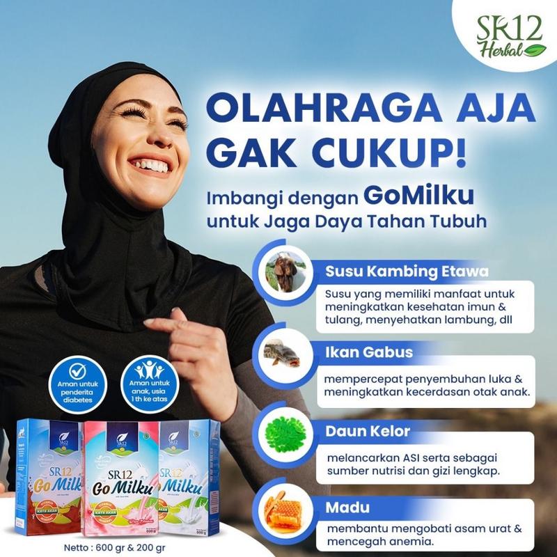 Product Introduction of Go Milku SR12 Susu Kambing Etawa Premium 600gr Tanpa Gula kesehatan 1