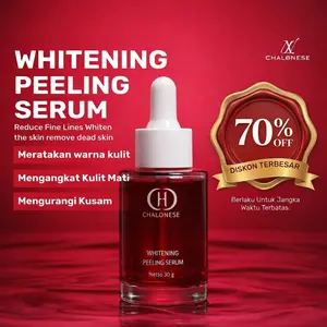 [CHALONESE] WHITENING PEELING SERUM 30Gr 2 Mampu Memudarkan Flex dan Bintik Hitam serta Mencegah Penuaan (FREE MASK)