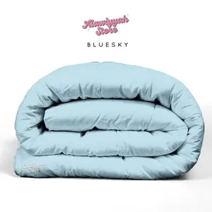 Selimut Bedcover 90x220 120x220 Polos Pastel Plain Single Terlaris.