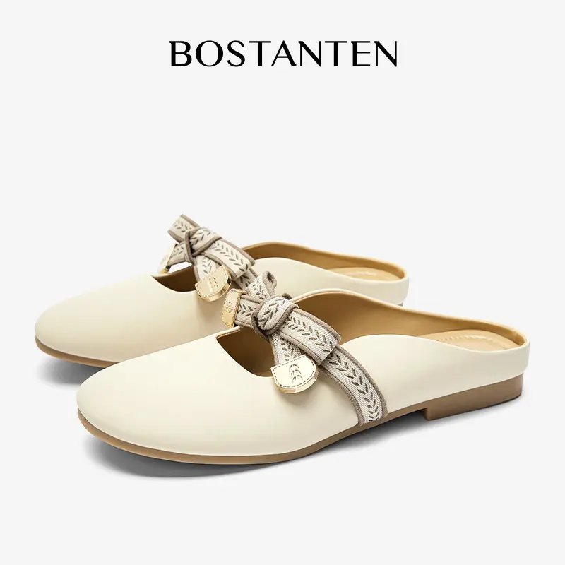 [New Arrival] Bostanten Sepatu Gina Flat Wanita Sandal Mlues Style Sepatu Rata