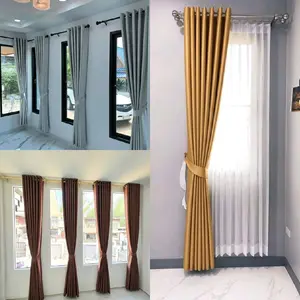 Gorden Polos Blackout Embos, Glossy dan Doff  Pintu dan Jendela (Jendela/Pintu)1 Lembar Curtain