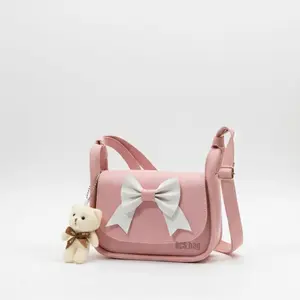 Rcs bag. TASSELEMPANG WANITA KOREA ALVIA FREE GANTUNGAN BONEKA BEAR FASHION WANITA