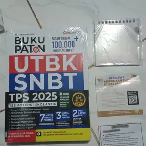 BUKU PATEN UTBK SNBT TPS TES SKOLASTIK  2026 (UPDATE TERBARU) DILENGKAPI FR SOAL ASLI, BIMBEL INTENSIF, DAN VIDEO BEDAH SOAL Soft Cover