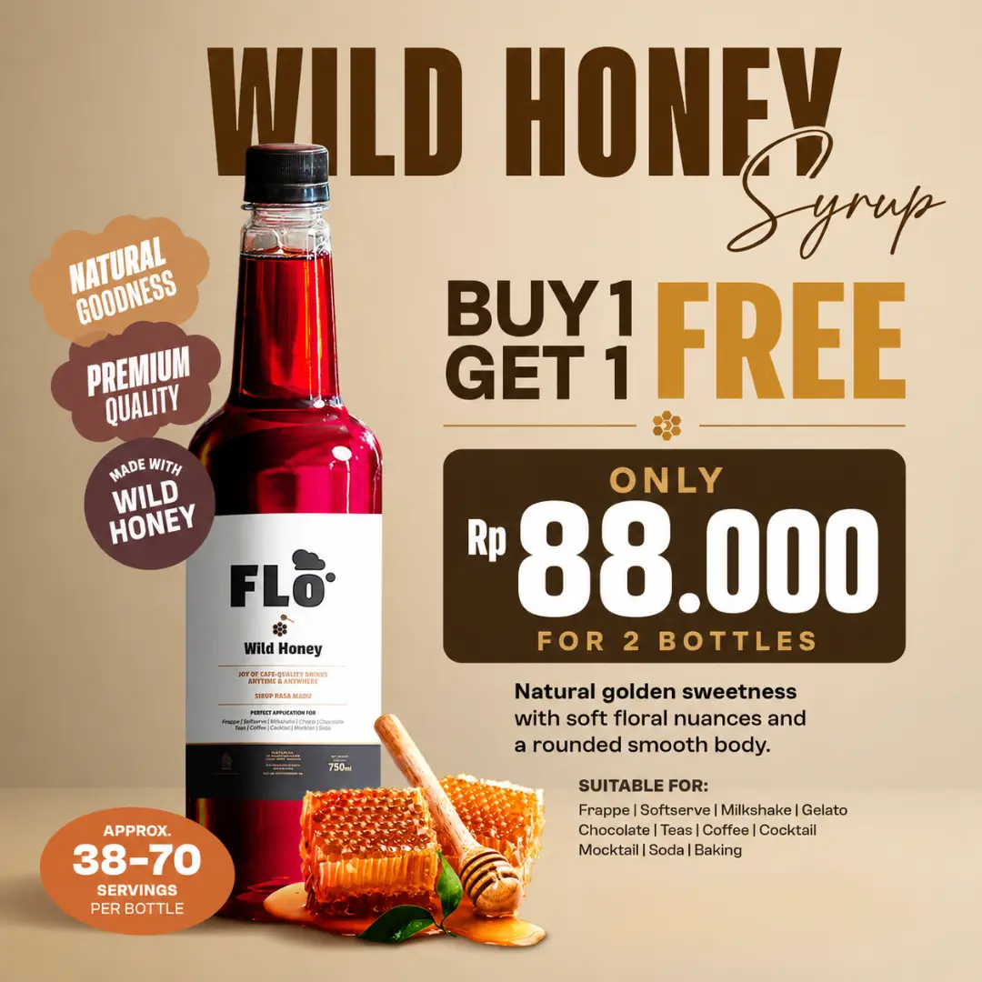 BUY ONE GET ONE! Wild Honey Syrup 750ml Sirup Madu (Floral Notes)