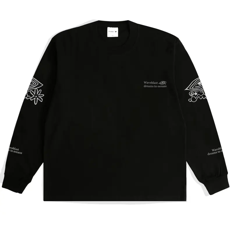 Waveblast Longsleeve Oceans Black 0